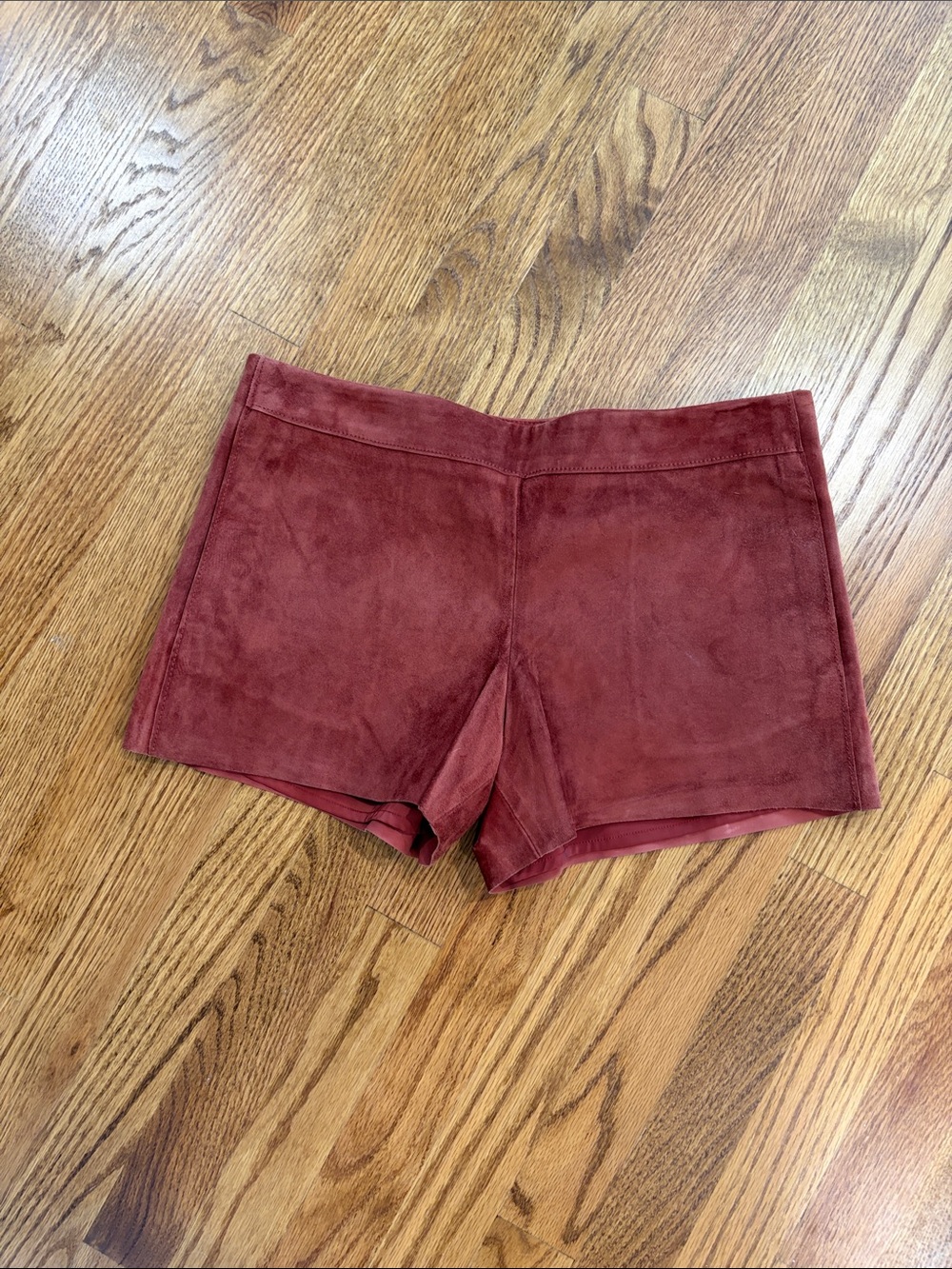 Women’s SuedeRust Red Shorts